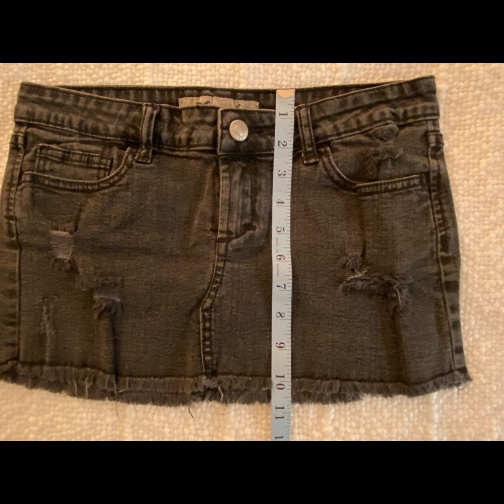 Wet Seal denim mini skirt